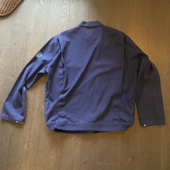 vintage 90s cotton work jacket proban size medium to large - Picture 2 of 11
